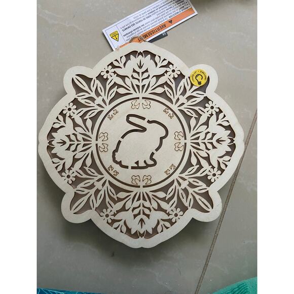 Light Up Spring Bunny Wood Decor - New Michael's Find! - Picture 1 of 2